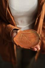 Nutmeg Autumn Leaf Dish